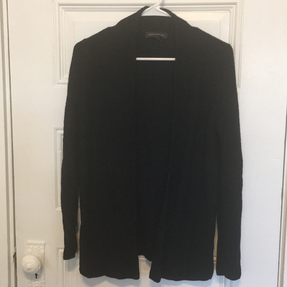 Black Banana Republic Open Cardigan